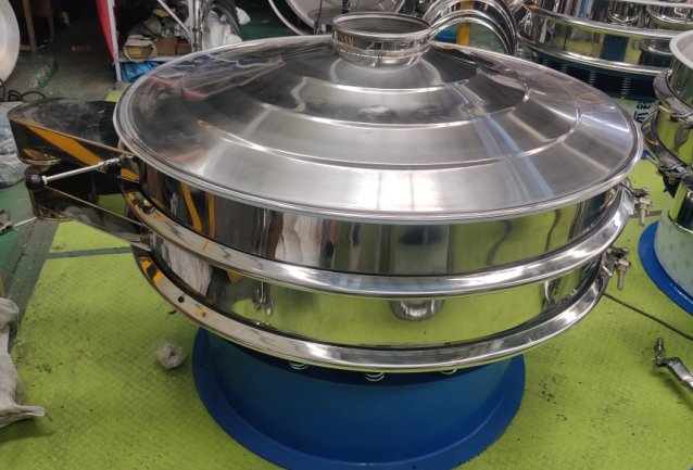 Supply Excellent Frequency Stainless Steel Multi-function Round Vibrating Screen For Seaweed Powde