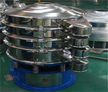 Food Grade Powder Separator Sifter Machine Rotary Vibrating Screen Filter Sifter