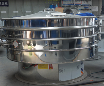 All Stainless Steel Flexible Rotary Vibrating Screen For Coffee Beans Sieving