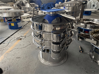 Industrial Mobile Round Flour Vibration Sieve Machine