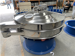 Circular Stainless Steel 600mm Shaker Sieve For Sugar With Wheels