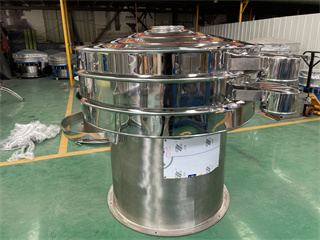 Stainless Steel Vibrating Screen Sieve Machine For Grain