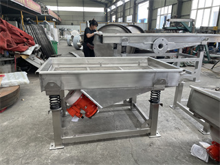 Stainless Steel Linear Vibrator Sieve Machine For Chrome Powder