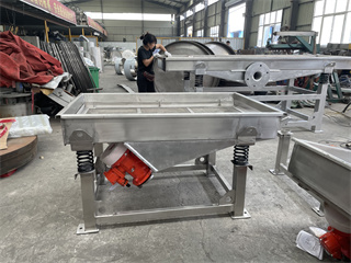 Stainless Steel Line Vibration Sieve Machine For Lime Production Line