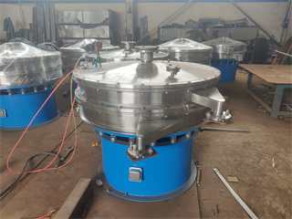 Rotary Coffee Bean Powder Vibrating Screen / Vibrating Sifter