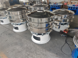 High Frequency Single Deck Coffee Bean Powder Rotary Flour Sifter / Vibro Sieve/Rotary Screen Separator