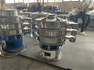 Small Oregano Thyme Sand Gravel Separator Use Circle Rotary Vibratory Screen Machine Vibro Sifter