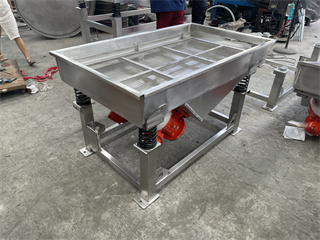 Stainless Steel Hot Sale Linear Vibrating Sieve / Screen For Rubber Grain