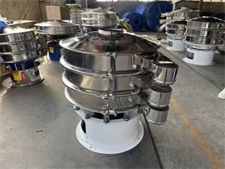 New Design Modified Starch Rotary Vibrating Screen Vibrating Screen Sieve Shaker Machin