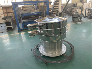 Durable Plastic Vibrating Machine Screen Shaker For Metals Metallurgical Mining/Konjac Flour Sieving Machine