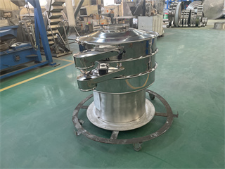 High Tech Pp Plastic Tapioca Starch Round Circular Vibration Screen Sifting Machine For Sand