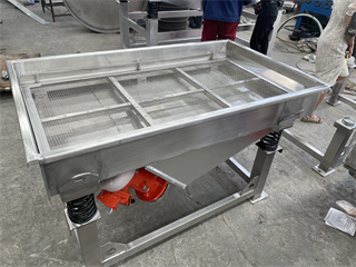 Stainless Steel Industrial 1-5 Layers Linear Vibration Sieve Screen Sifter Equipment For Bean