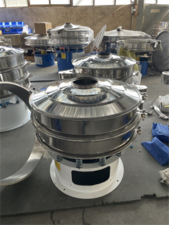 Wear Resistant Single Deck Mobile Vibro Sifter Flour Riddle Plate High Frequency Vibrating Screen