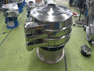 Stainless Steel Automatic Food Grade Fine Screening Rotary Vibrating Screen For Peanut Milk