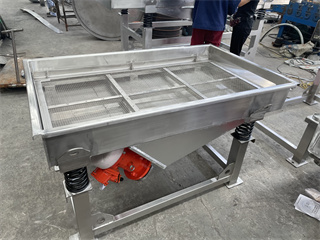 Stainless Steel  Automatic Linear Grain Vibrating Screen For Corn,Soybean And Rice