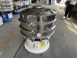 China Single Deck Vibration Sieving Machine For Sesame Seeds /Traditional Chinese Medicine Sieve