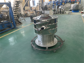 High Tech Pp Plastic Tapioca Starch Round Circular Vibration Screen Sifting Machine For Sand