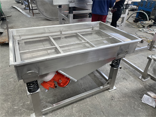 Stainless Steel Higher Quality Linear Vibrating Sieve Sifter Machine For Silica