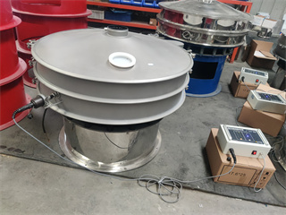 Aluminum Powder Plastic Pellet Three-d Circular Rotary Vibrating Screen Classifier For Building Material