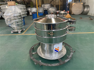 Round Rotary Stainless Steel Mustard Powder Vibrating Screen Vibratory Sieve Shaker Sieving Machine