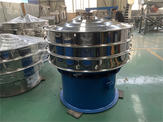 Food Grade Taro Powder Automatic Sieving Machine Circle Rotary Vibrating Screen Classifier With On/off Switch