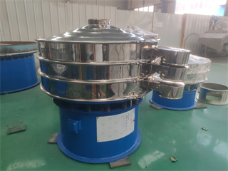 Popular Selling High Efficiency Food Grade Coffee Rotary/circular Vibrating Screen Machine