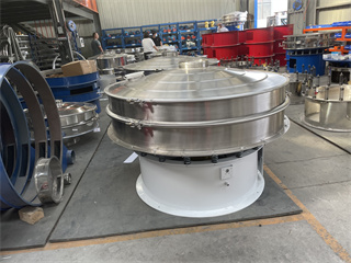 Nickel Powder Three-d Shale Shaker Rotary Vibration Screen Machine / Vibration Sieving Machine