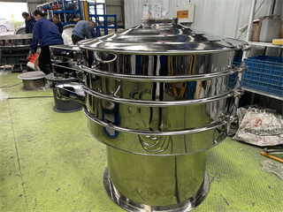 304 stainless steel vibrating screen/grading sieve/food sieve manufacturer/fine sieve/electric sieve vibrator