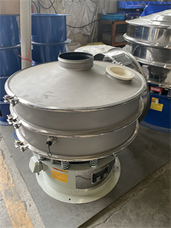 Round Vibrating Screen Sieve Machine For Black Soldier Fly Larvae/slurry vibration sieve/small sieve machine