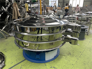 Stainless Steel Round Vibro Sieve Sifter For Pollen/round vibrating screen/rotary vibro sieving machine