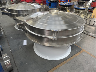 Scraper Rotary Vibrating Screen For Sulfur Powder/machine sieve/powder sieving machine /sifting machine