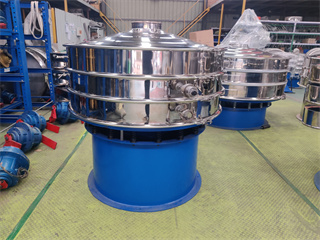 Xinxiang 1 Layer 600mm Cassava Powder Rotary Vibrating Sieve Industrial Flour Sifter Machine/sieve vibrator price