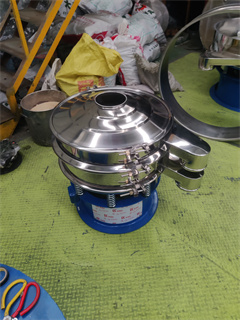 Pollen Vibrator Sieve Shaker/powder rotary vibrating sieve/powder sieving machine/milk powder vibrator sieve