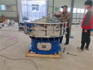 Durable Polypropylene Material circular vibrating sifter/powder sieving machine /vibrating screen sieve/vibratory screener