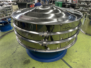 1200 Mm High Frequency 2 Layers Vibratory Sieving With Stainless Steel/vibrating screening machine