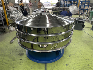 High Efficiency Gyro Vibrating Screen Sifter For Food Powder /vibrating screen sieve/vibration powder sieve