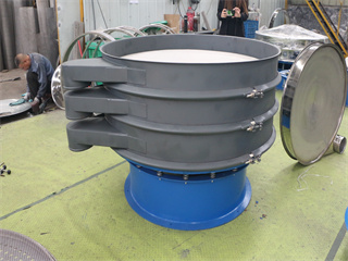 Vibrating screen efficiency calculation/vibrating sieve for food industry/double layer vibrating sieve/fine powder separator