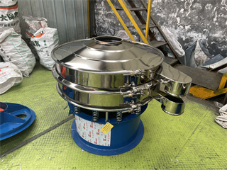 High Precision Industrial Single / Double / Three Decks Vibration Screen Mealworm Separator/powder vibrator/food sieve manufacturer/vibrating sieve for powder