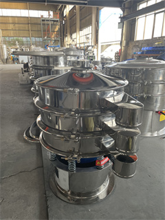 Single Deck Pollen Vibrating Sieve/vibratory separator/vibro sifter/black soldier fly farming circular vibrating sifter