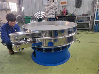 Automatic Quality Guaranteed Vibrating Screen/grain machine sieve/electric sieve vibrator/rotary screening machine