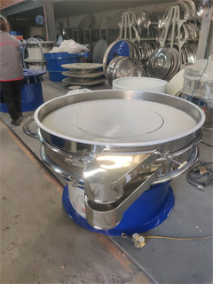 Movable Total Closed Alumina Vibration Screen Equipment / beans sieving/electric sieve vibrator/rotary screen