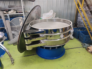 High Precision Electric Food Vibrating Screen Tea Powder Sieving Siftervibrating sieves separator machine/bean sprout vibrating separator