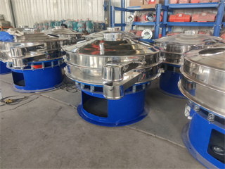 Round Single Deck Fodder Powder Vibrating Screen/rotary sifter/vibrating screen chemical/vibration powder sieve