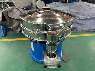 Single deck 125 micron pollen vibrating sifter/Vibrating Sieve To Screen Polyethylene Powder