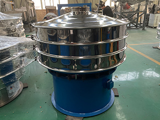 Automatic single layer pollen vibrating sieve for lemon powder/Mica Flour Fine Powder Vibrating Sifter Screen Machine