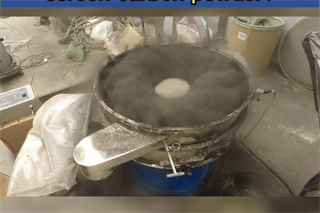 Hot Selling Sus304 Active Carbon Powder Circular Round Vibrating Screen