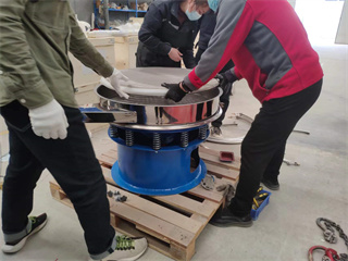 Powder sieving machine