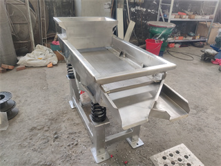 Grain Seed Linear Vibrating Screen Sieve