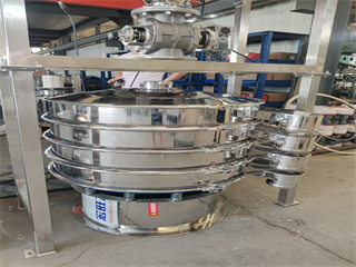 Circular vibrating screen separator