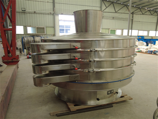 High Efficiency 1200mm Diameter Vibrating Screen Machine For Rare Earth Powder